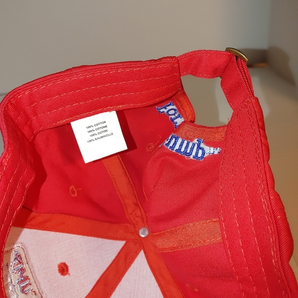 Bubba Gump Shrimp Co Unisex Adult Embroidered Cap Red - Picture 5 of 6